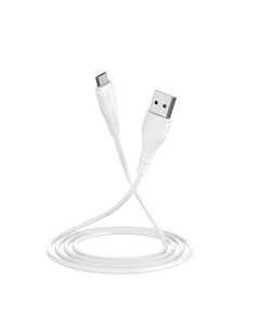 Кабель micro USB BX18 1m White Borofone