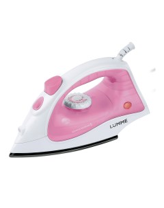 Утюг LU 1130 белый розовый Lumme