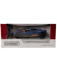 Машинка Lamborghini Huracan LP 610 4 Avio 1 36 синяя арт КТ5401 4 Kinsmart