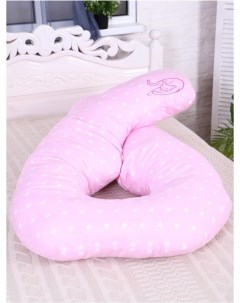 Подушка для беременных анатомическая Розовые звездочки 145x70 Мастерская снов