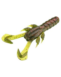 Силиконовая приманка Ninja Craw 76 мм цвет OGS 6 шт 13 fishing