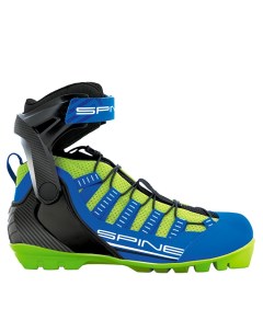 Лыжероллерные ботинки SNS Skiroll Skate 6 черный синий зеленый 39 Spine