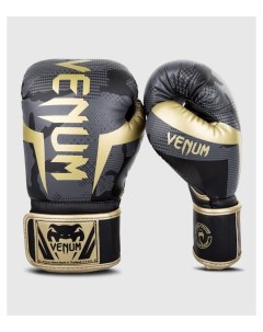 Перчатки боксерские Elite Dark Camo Gold 14 унций Venum