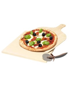 Для выпечки и пиццы деревянная лопатка роликовый нож Korting