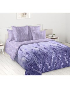 Комплект постельного белья Алексия двуспальный поплин фиолетовый Текс-дизайн