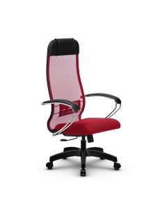 Кресло компьютерное МЕТТА 11 MPRU подл 131 осн 001 Красный Красный Метта
