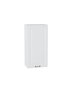 Навесной шкаф 459 с 1 ой дверцей МС Ницца МДФ цвет Белый Айленд СофтФ60Н Сурская мебель