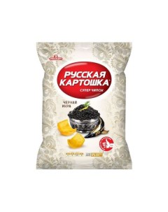 Чипсы картофельные черная икра 105 г Русская картошка