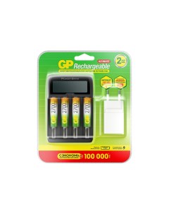 Зарядное устройство GP 4 ак AA 2700 mAh 270AAHC MHSPBA 2CR4 Economtk