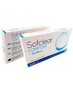 Цветные линзы Comfort with BioMoist 3 линзы R 8 6 1 50 Sofclear