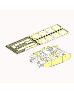 Фототравление PEA448 1 35 Защитная броня для Pz Kpfw III Ausf M N для Takom Voyager model