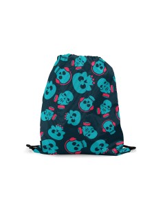 Мешок рюкзак для сменной обуви SkullPattern13 Burnettie