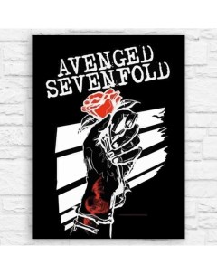 Картина по номерам на холсте Музыка Avenged sevenfold 13612 В 60x80 Бруталити