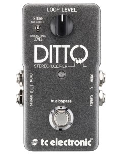 Педаль эффектов DITTO STEREO LOOPER гитарная Tc electronic