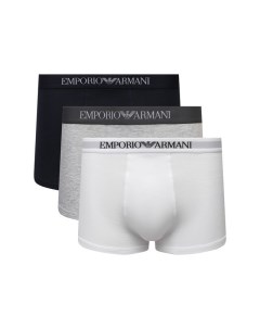 Комплект из трех хлопковых боксеров Emporio armani