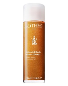 Мерцающее масло для тела и волос 100ml Sothys