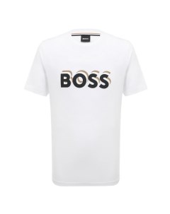 Хлопковая футболка Boss