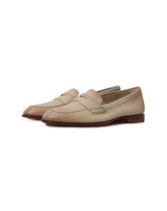 Кожаные пенни лоферы Santoni