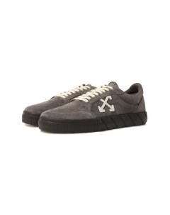 Замшевые кеды Low Vulcanized Off-white