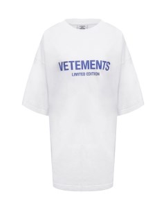 Хлопковая футболка Vetements