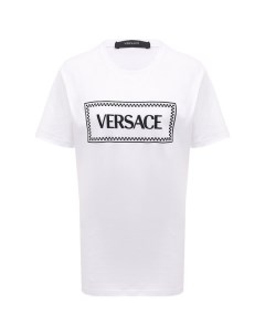 Хлопковая футболка Versace