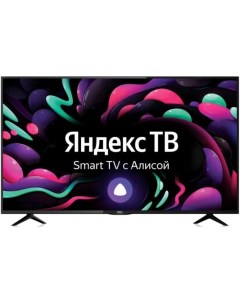 Телевизор LED 50 50LEX 8287 UTS2C Яндекс ТВ черный 4K Ultra HD 60Hz DVB T2 DVB C DVB S2 USB WiFi Sma Bbk