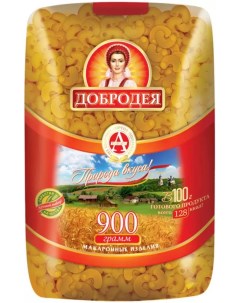 Макаронные изделия Cavatappi rigate 900 г Добродея