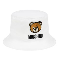 Панама с патчем белая Moschino