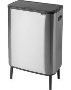 Мусорное ведро Bo Touch Bin Hi 60 л стальное матовое Brabantia