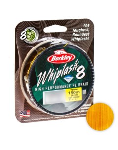 Шнур Whiplash 8 150м 0 28мм YELLOW Berkley