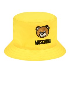 Панама с патчем желтая Moschino