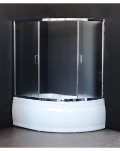 Шторка для ванны 170 см RB170ALP C CH матовое Royal bath