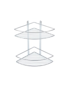 Полка для ванной комнаты RUS 385320 угловая 2 х ярусная хром Rosenberg
