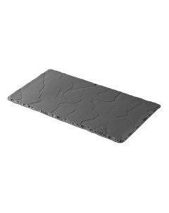 Блюдо для подачи прямоугольное Basalt керамическое 30x16 см черное Revol