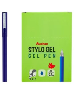 Ручка гелевая 133215 синяя 0 7 мм 1 шт Ашан красная птица