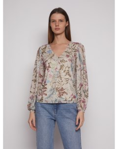 Блузка с цветочным принтом Zolla