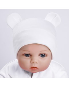 Шапка детская AB OD22 NE16Be1 молочный 42 44 Amarobaby