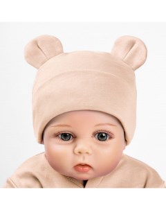 Шапка детская AB OD22 NE16Be1 бежевый 40 42 Amarobaby