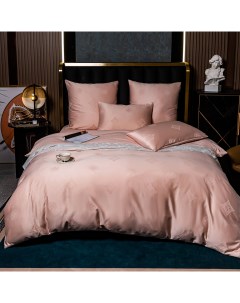 Комплект постельного белья Сатин Жаккард на резинке Дуэт Семейный Viva - home textile