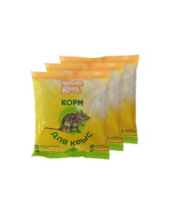 Гранулированный корм для крыс 450г Беларусь 3 упак по 450г Smile king