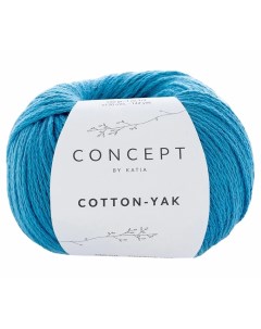 Пряжа Cotton Yak 119 светлый джинсовый 5 шт по 50 г Katia