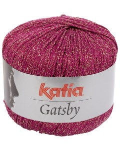 Пряжа Gatsby 37 фуксия золото 5 шт по 50 г Katia