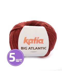 Пряжа Big Atlantic 201 яркий терракот 5 шт по 50 г Katia