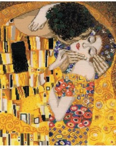 Набор для вышивания Поцелуй по мотивам картины Г Климта 1170 Риолис (сотвори сама)