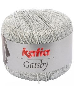 Пряжа Gatsby 49 перламутр серебро 5 шт по 50 г Katia