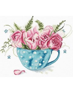 Набор для вышивания A cup of roses 916 Letistitch