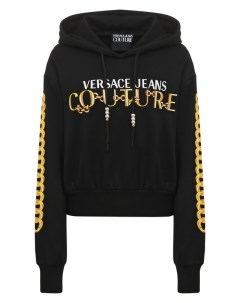 Хлопковое худи Versace jeans couture