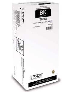 Контейнер с чернилами C13T838140 для WF R5xxx XL черный Epson