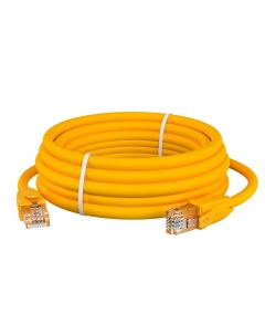 Патч корд UTP кат 6 10м RJ45 RJ45 желтый GCR GCR 52377 Greenconnect (gcr)