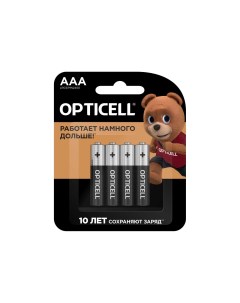 Батарейка Basic LR03 4 шт Opticell